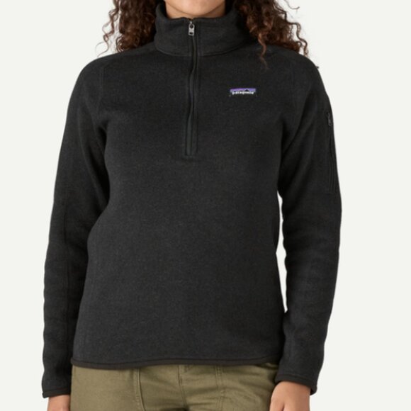 Patagonia Sweaters - Patagonia Women's Better Sweater 1\4 Zip Slim Fit Pullover College Football ESPN